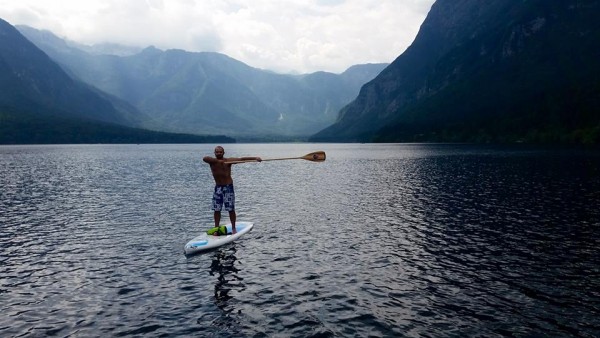 stand up paddle lake slovenia